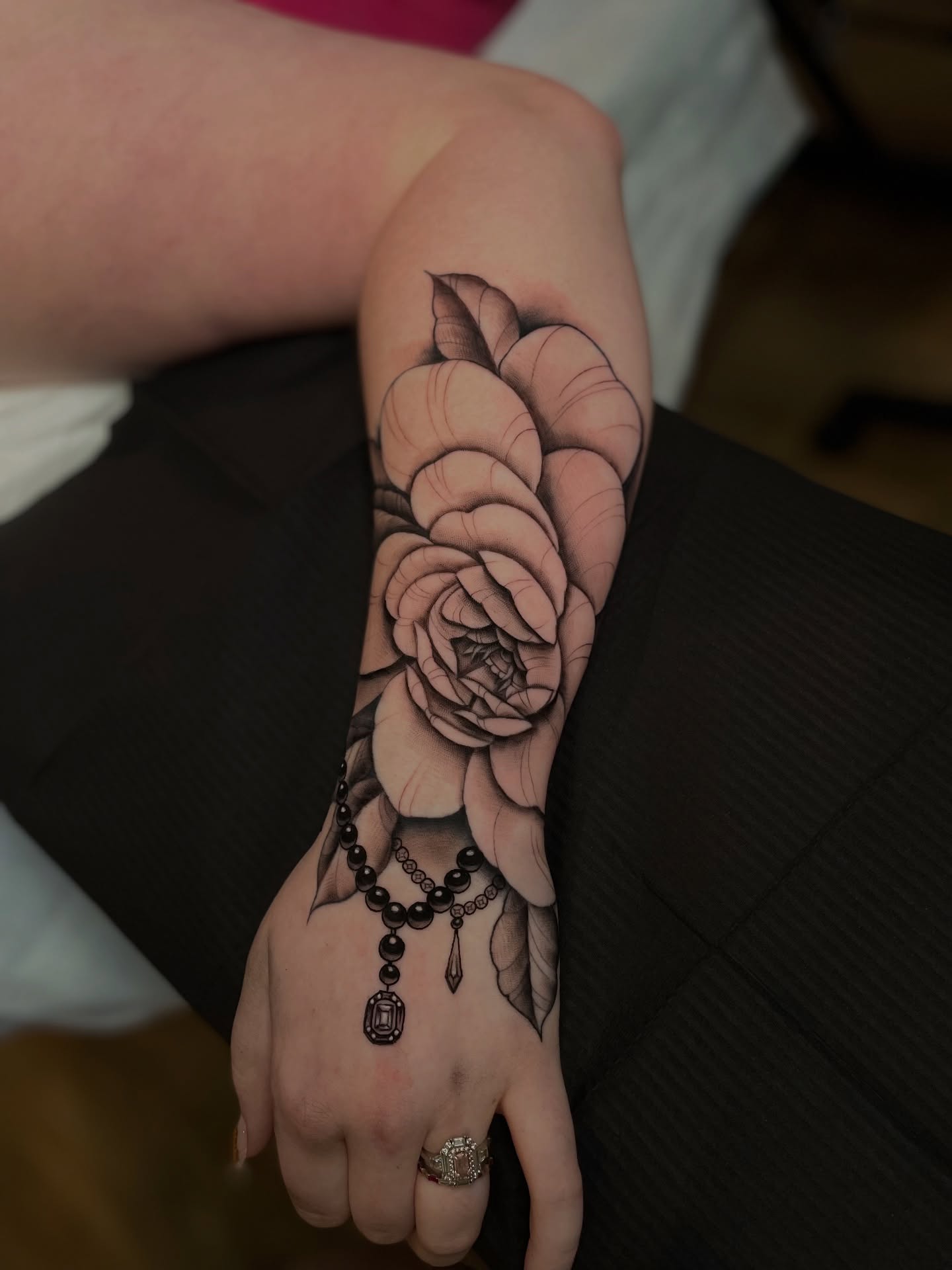 Tattoo by @kayt_tattoos — black_and_grey