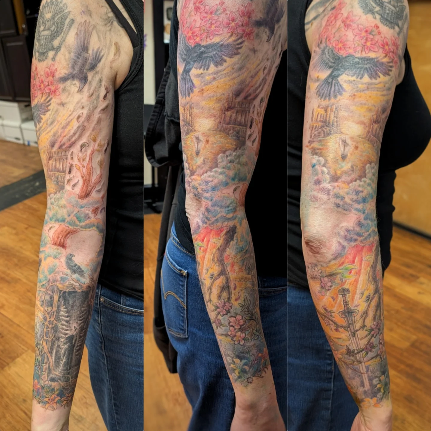 Tattoo by @graffitilostpdx โ illustrative, watercolor