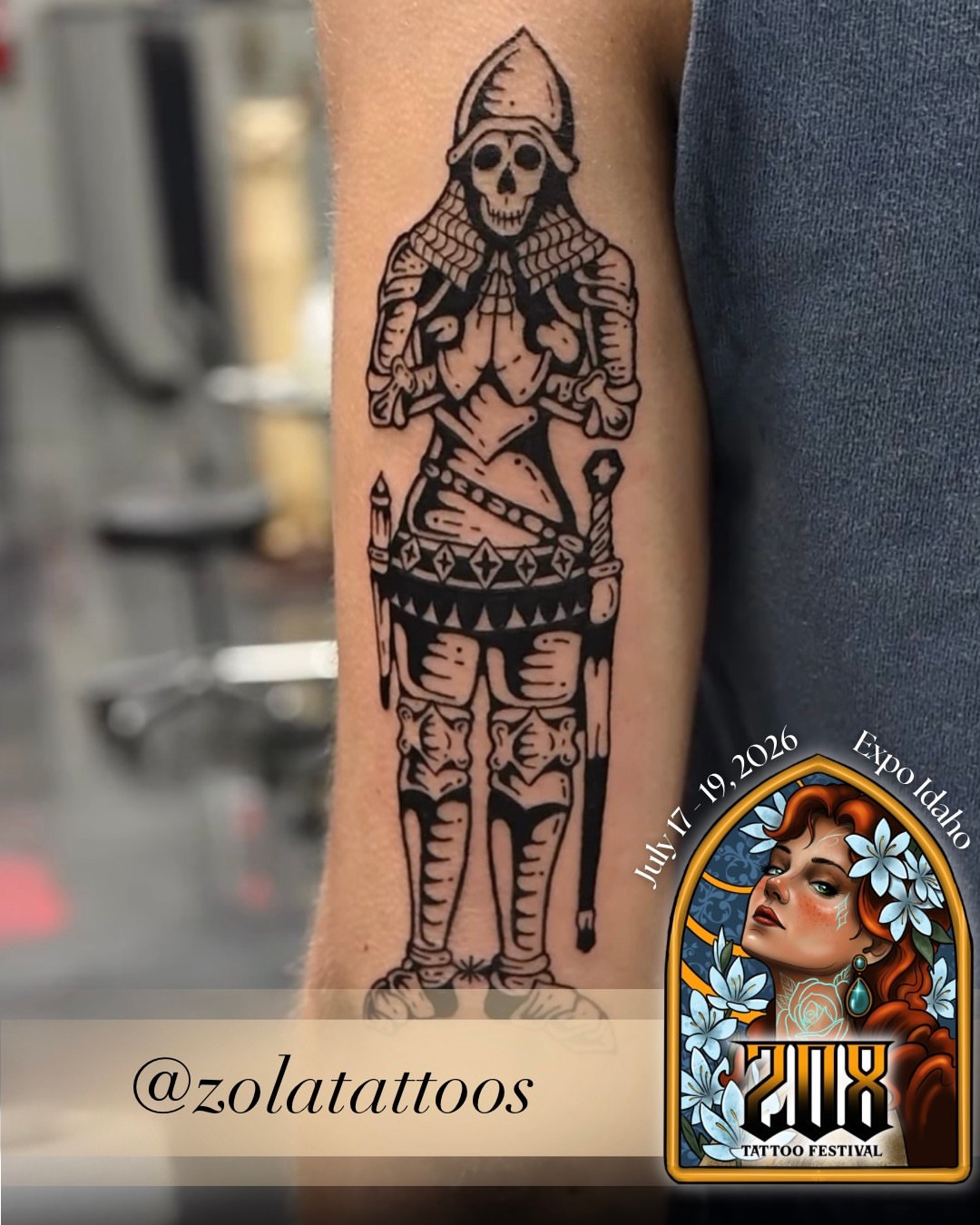 Tattoo by @zolatattoos — black_and_grey