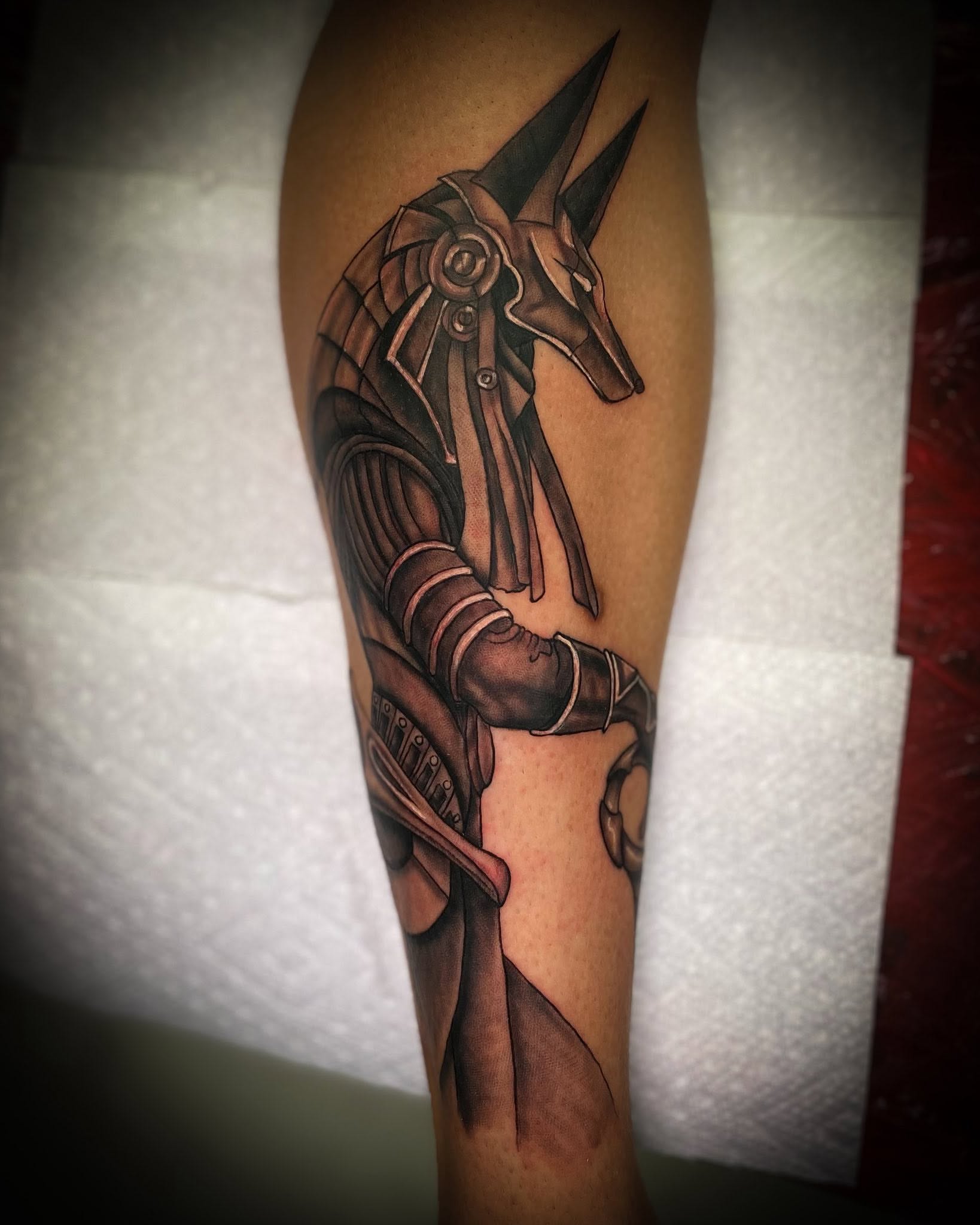 Tattoo by @sparrow_inks — black_and_grey