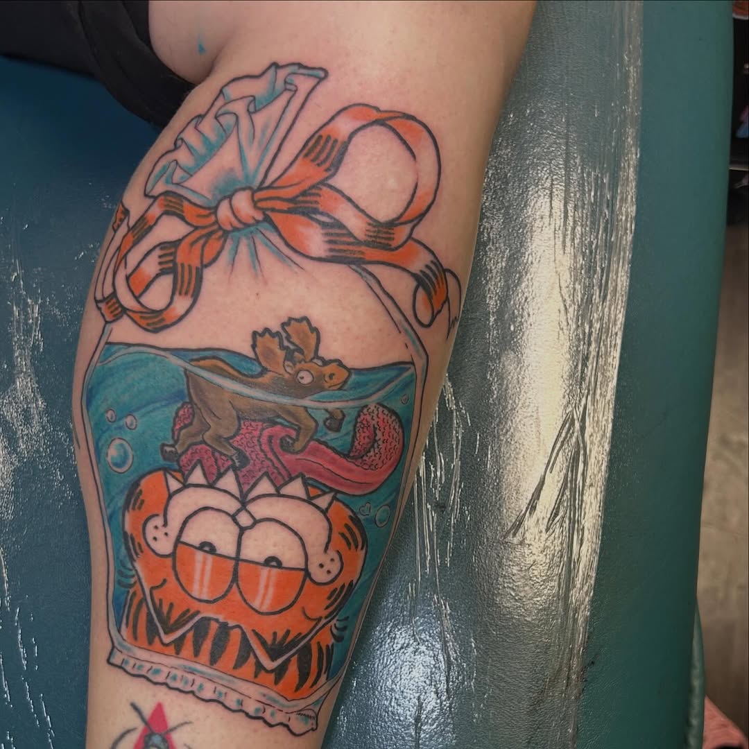 Tattoo by @izeatyerbrainz β new_school, anime