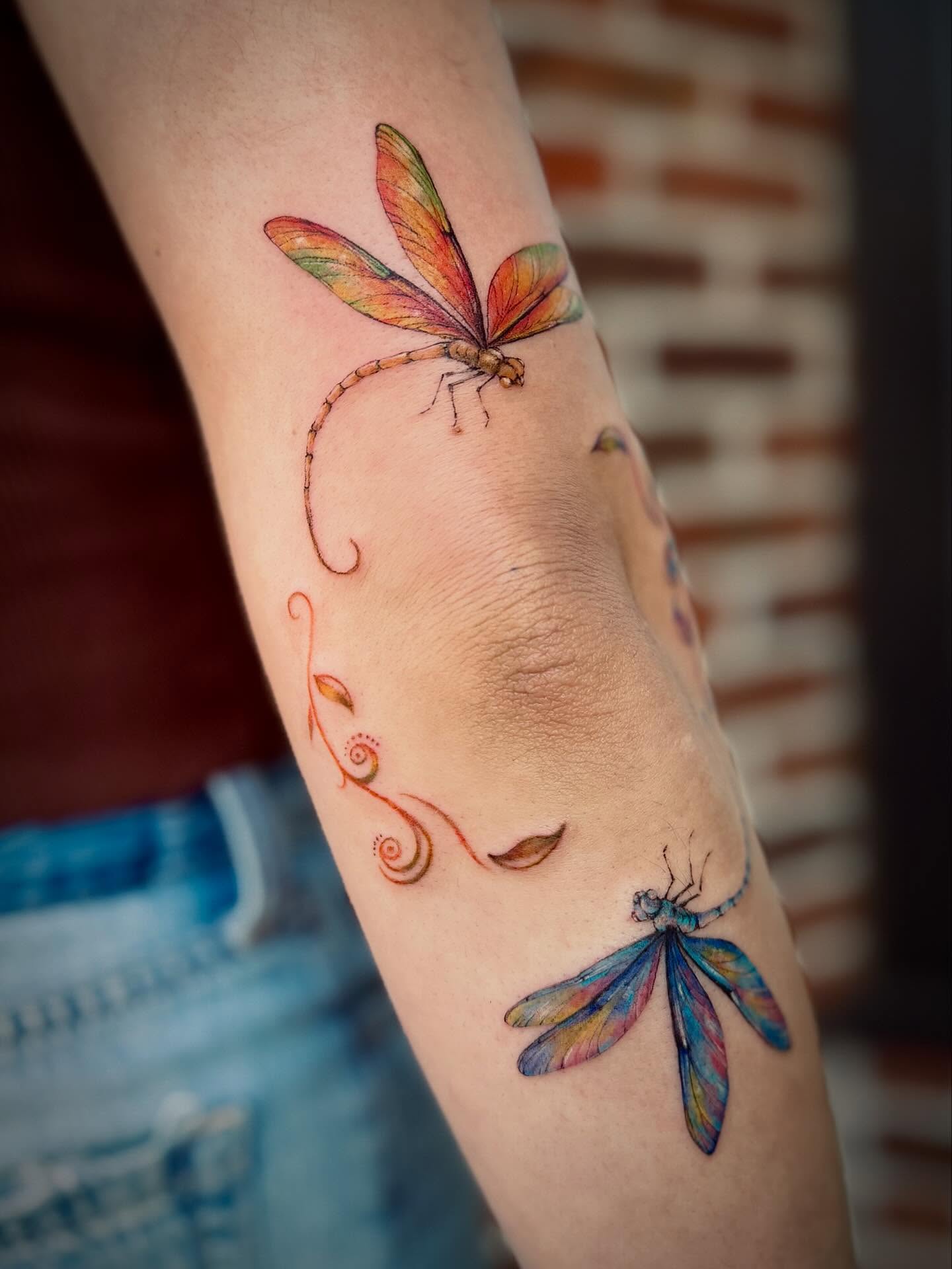 Tattoo by @jae.tattoos — watercolor