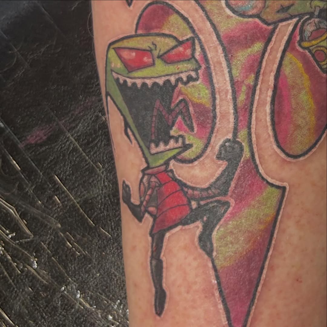 Tattoo by @izeatyerbrainz β new_school, anime