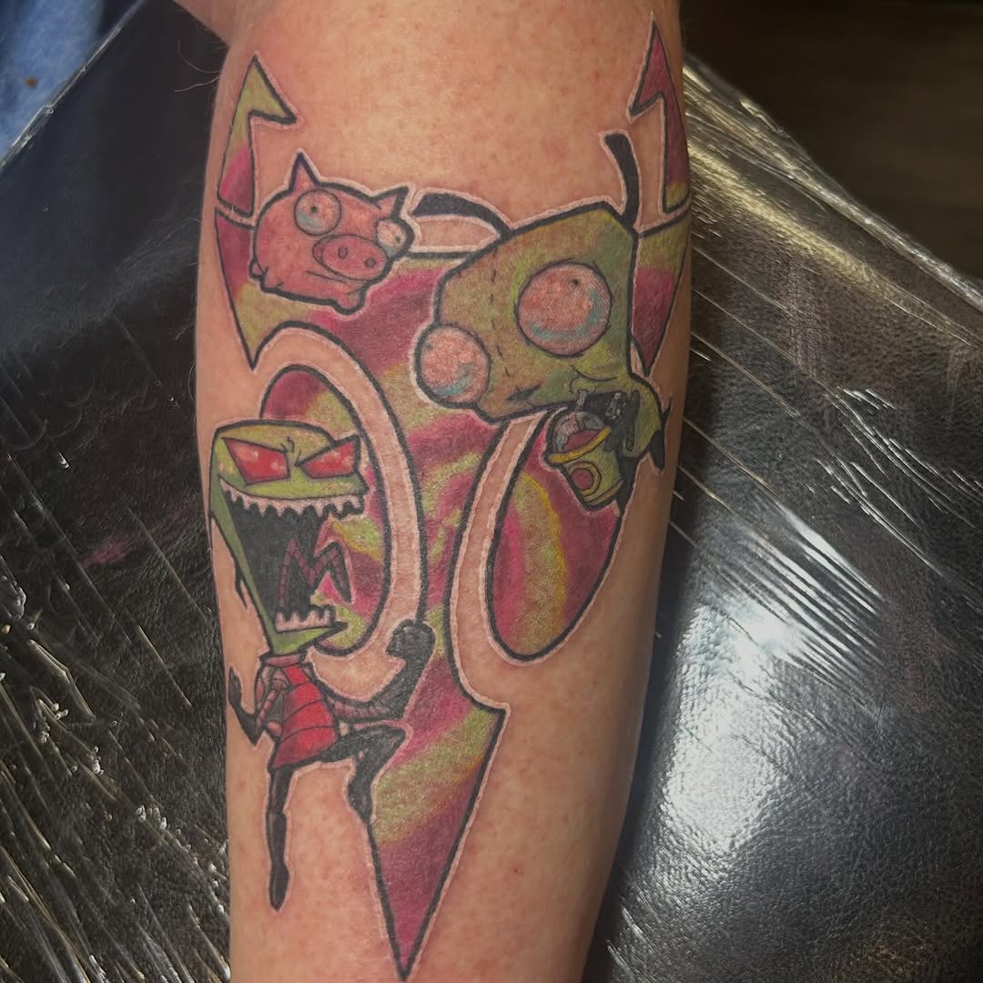Tattoo by @izeatyerbrainz β new_school, anime