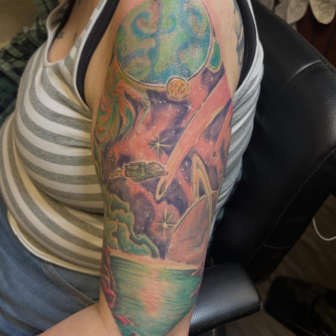 Tattoo by @izeatyerbrainz β new_school, realism