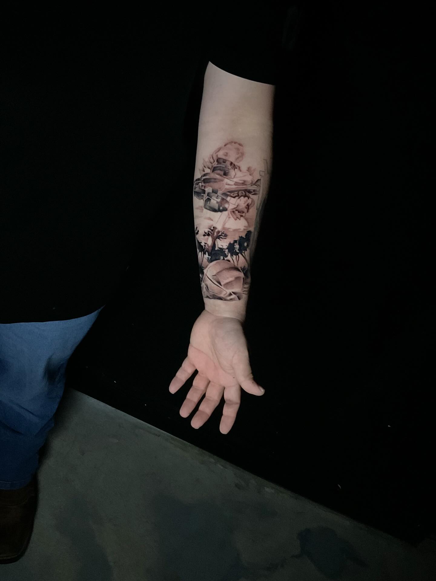 Tattoo by @indigoicarus999 — american_traditional, dotwork