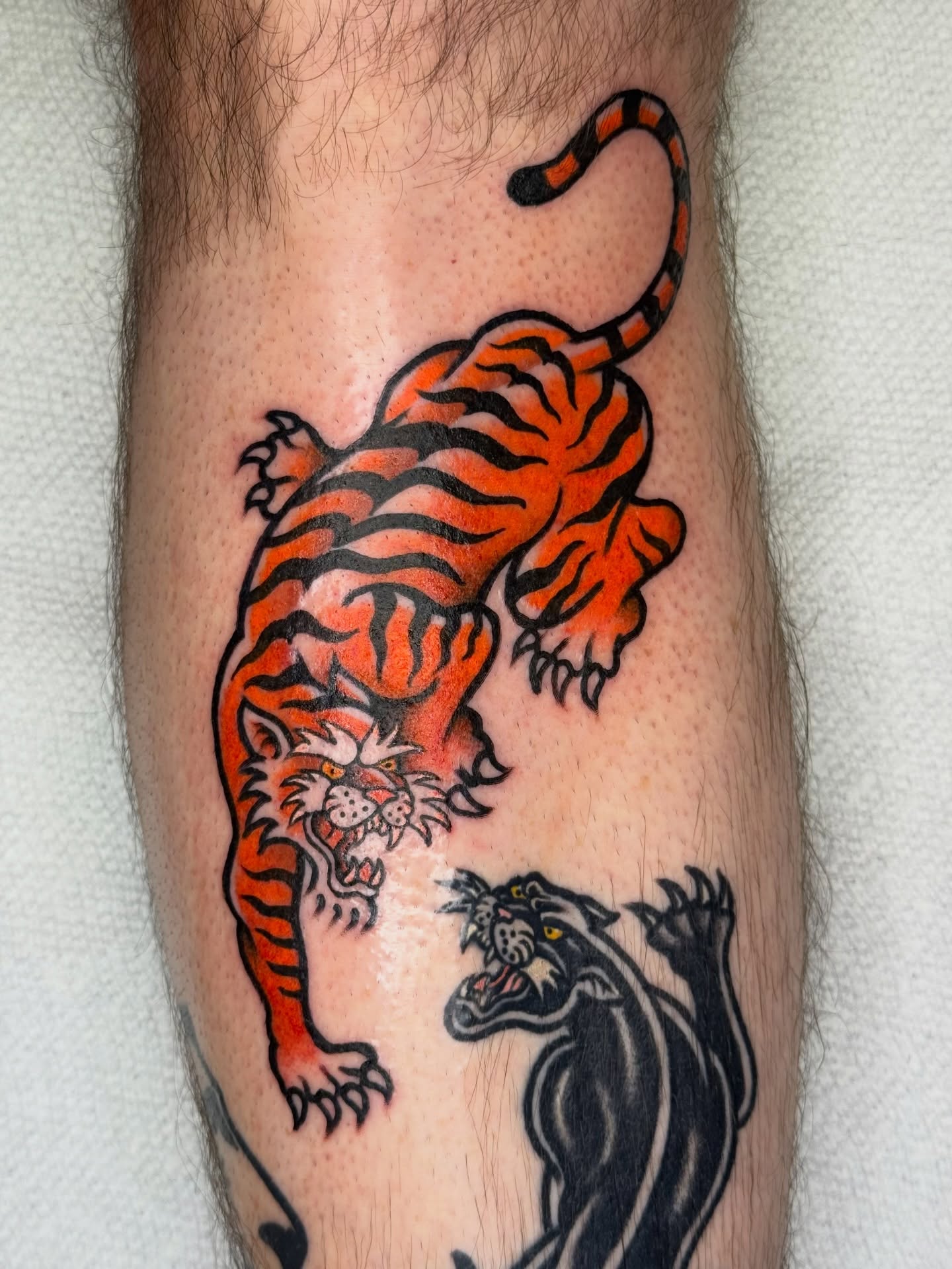 Tattoo by @taylor_bracey — american_traditional, black_and_grey