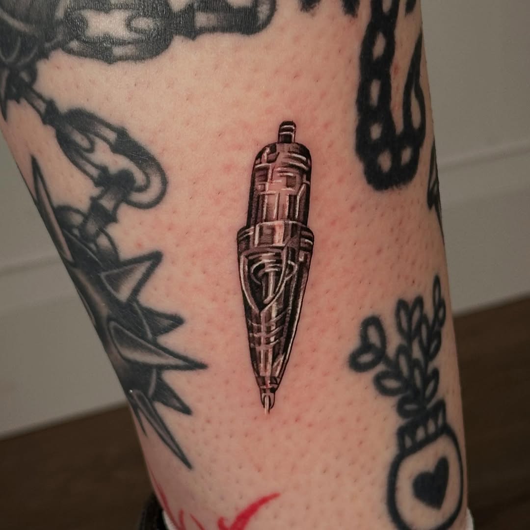 Tattoo by @mriverotattoos — black_and_grey, realism