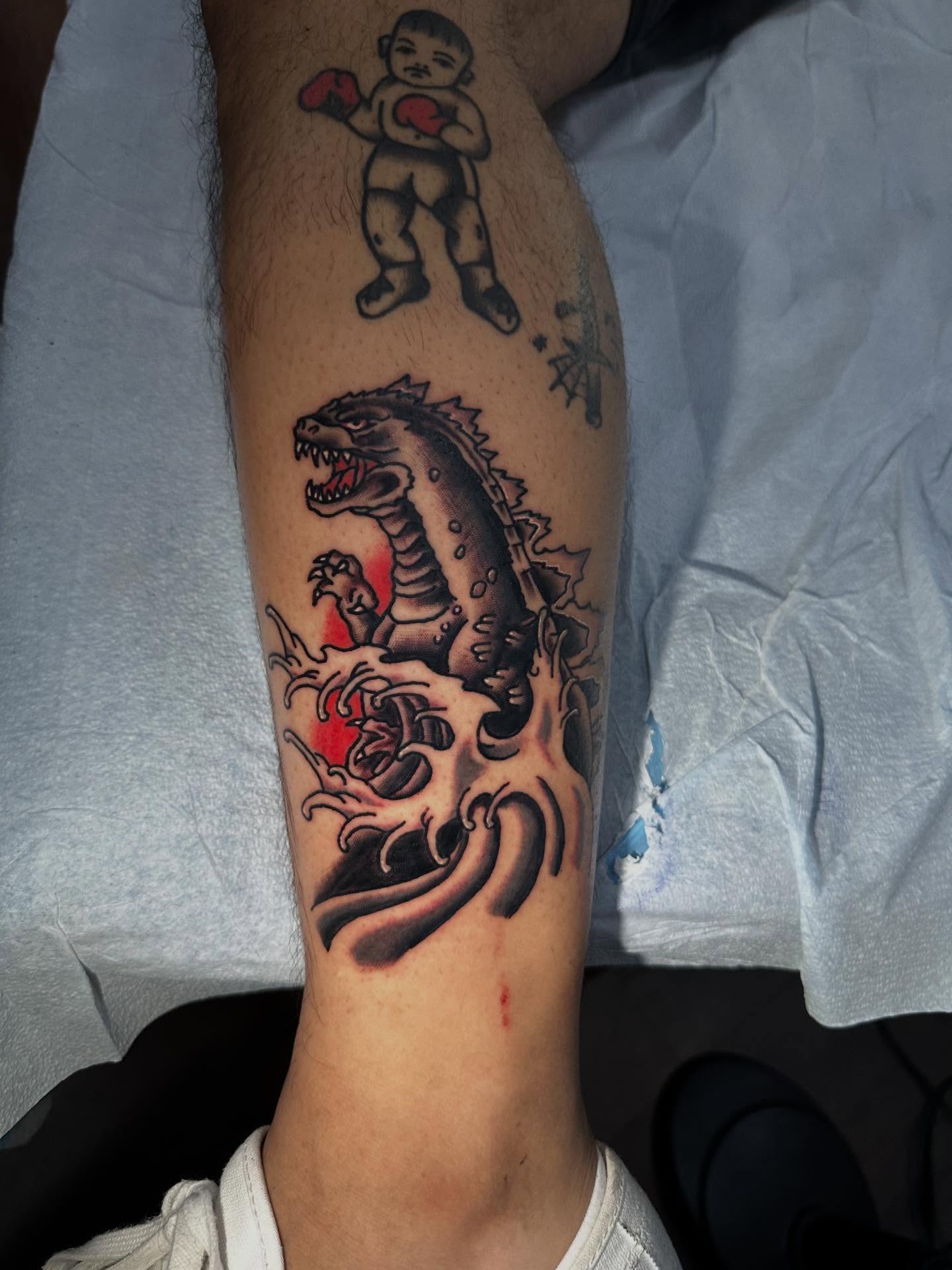 Tattoo by @galena.tattooer — american_traditional, black_and_grey