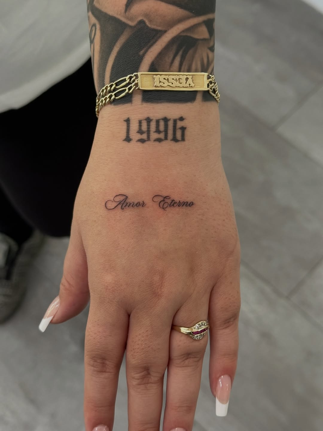 Tattoo by @inkedxalex — lettering_script