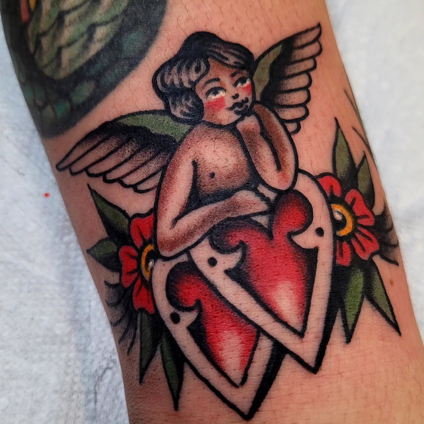 Tattoo by @werexwolf — american_traditional