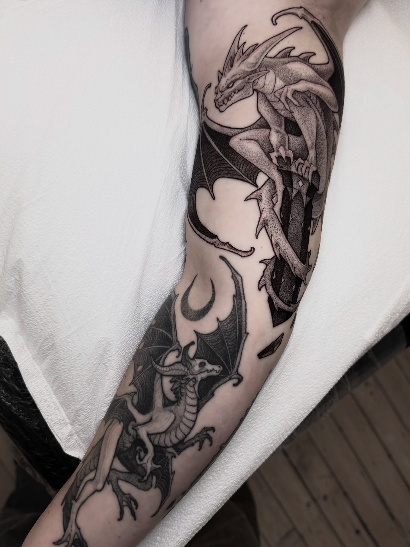 Tattoo by @lina.lcfr — black_and_grey, realism