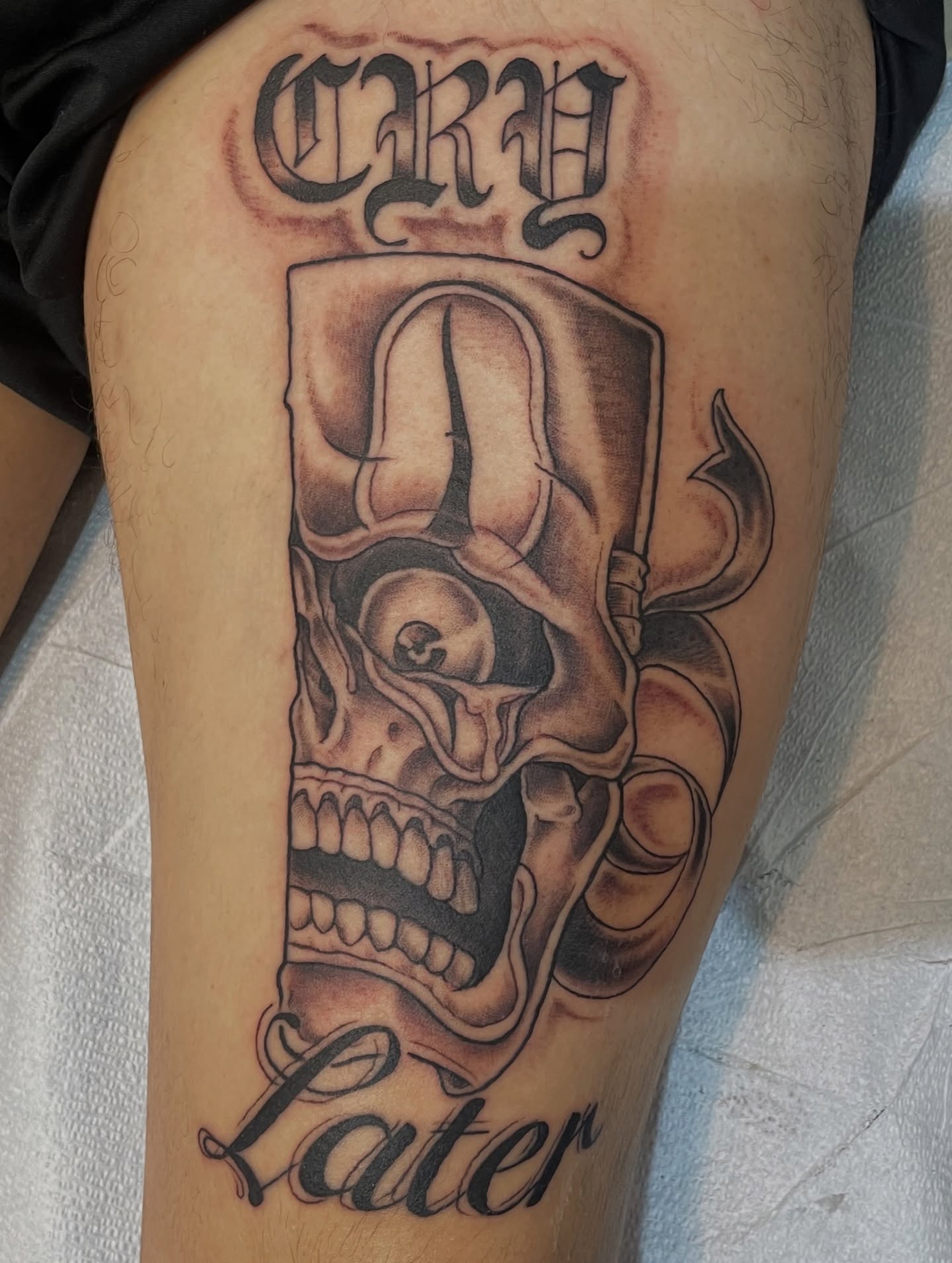 Tattoo by @brandonglasstattoos — realism, dark_realism