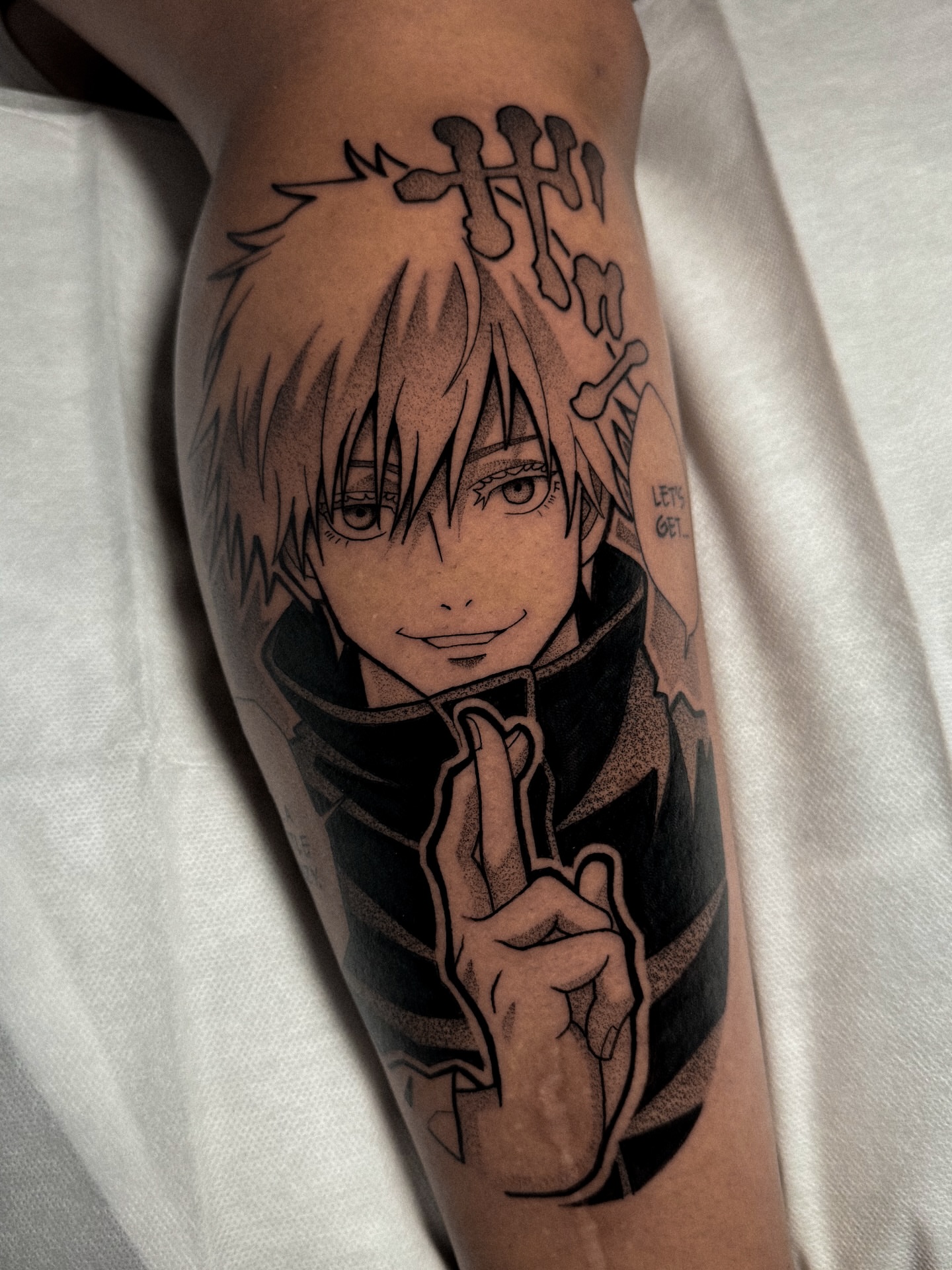 Tattoo by @yakir.tattooer — anime