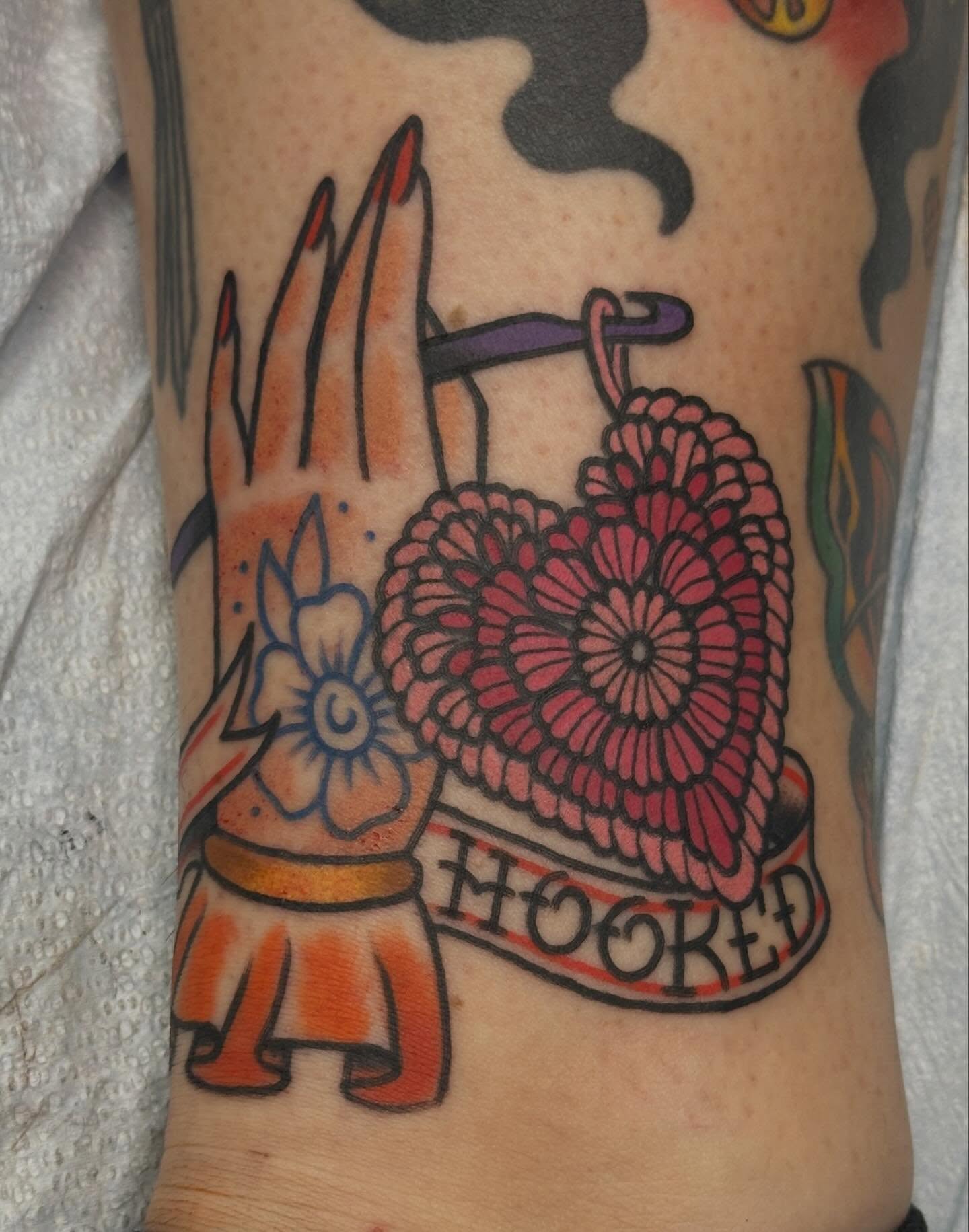 Tattoo by @sammystormtattoo — american_traditional, geometric