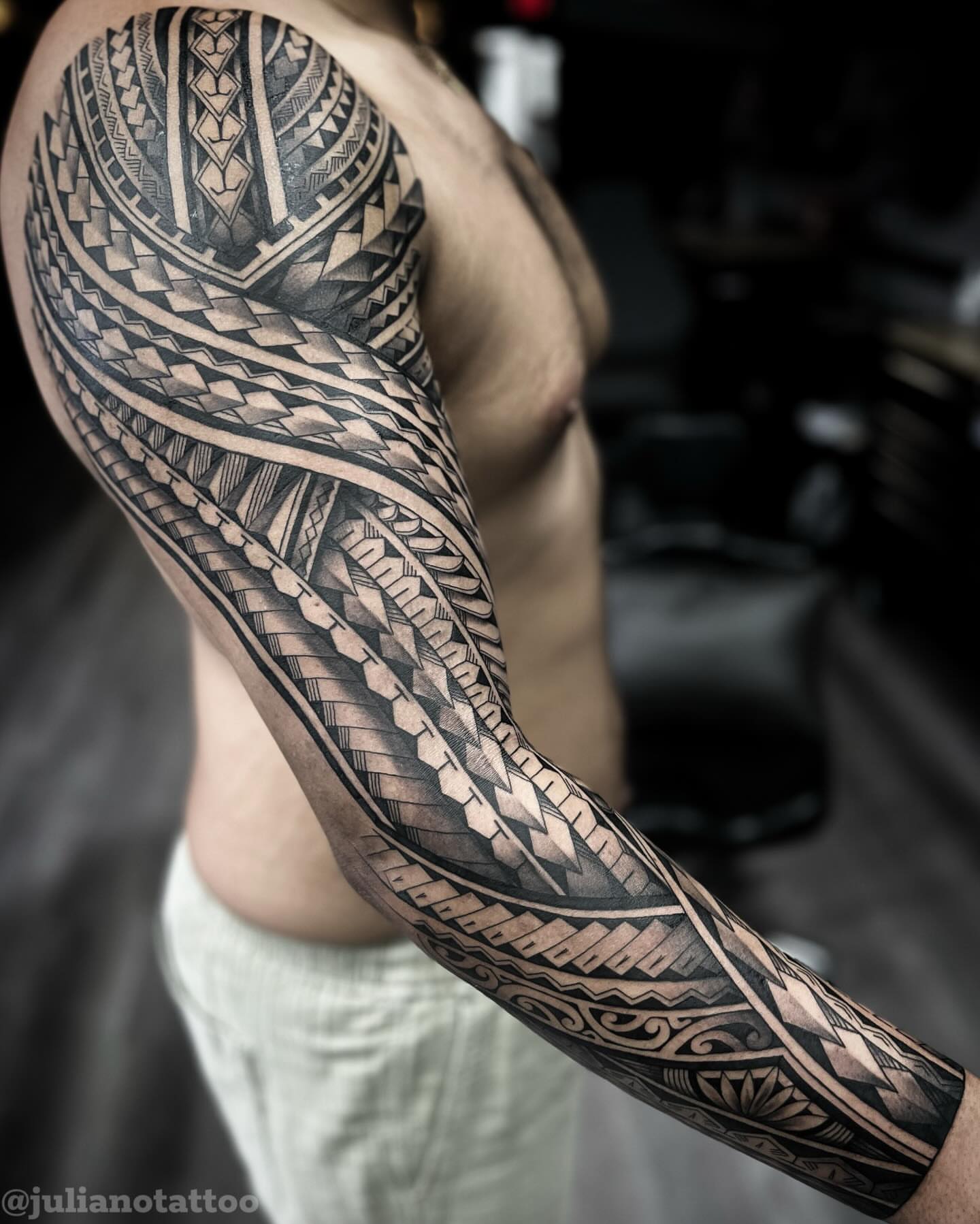 Tattoo by @julianotattoo — tribal