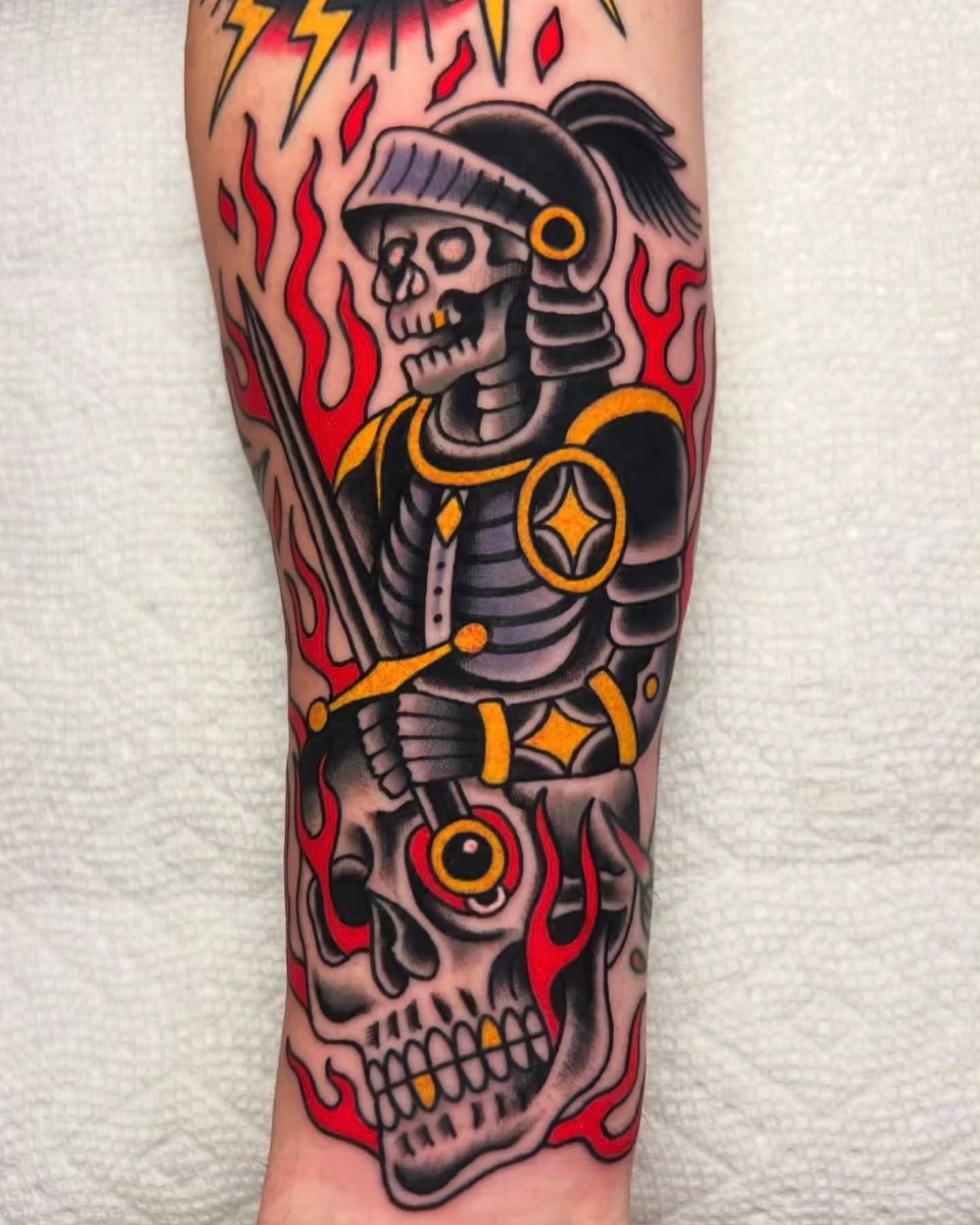 Tattoo by @peteherg — american_traditional