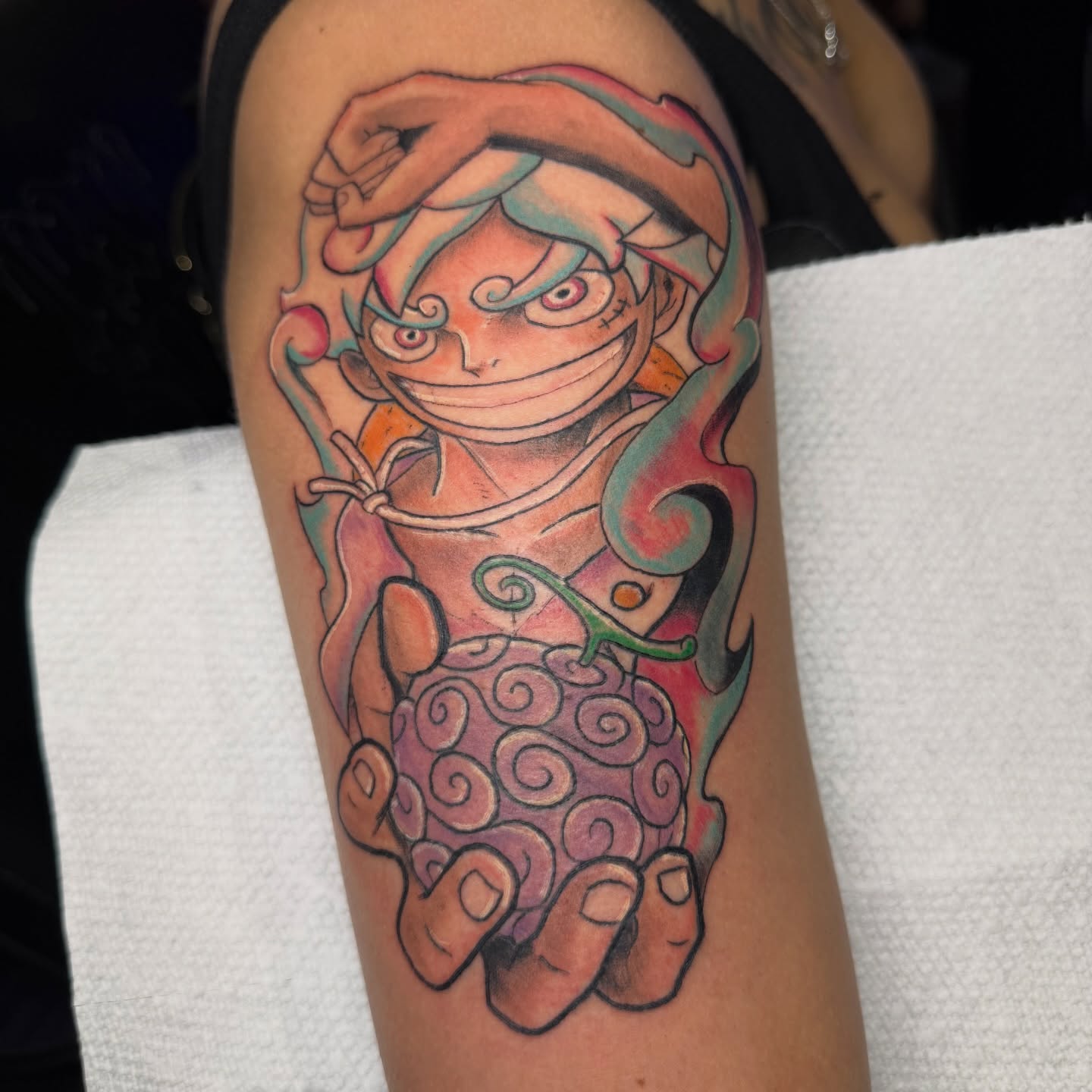 Tattoo by @yobeazytattoos — anime