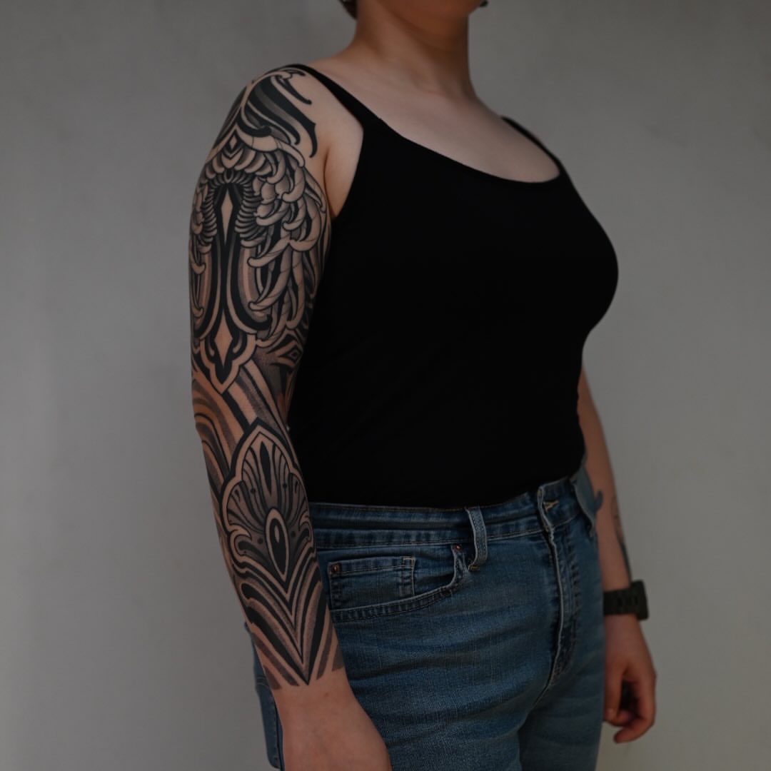 Tattoo by @ry_spence — black_and_grey