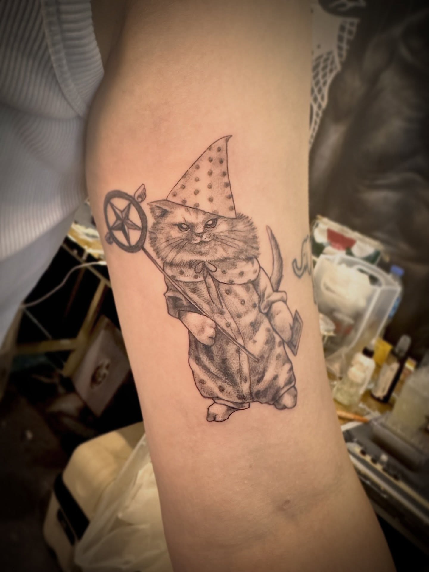 Tattoo by @ink_eating β dotwork, realism