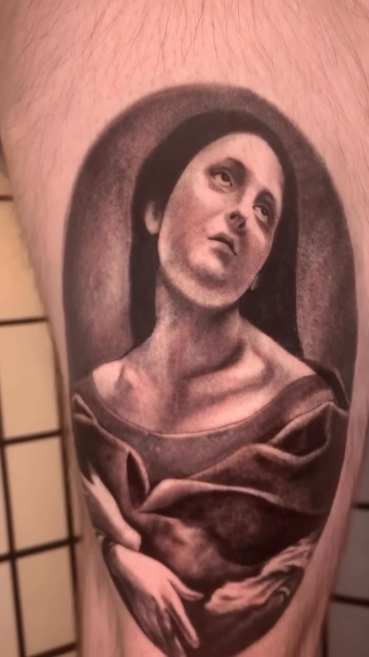 Tattoo by @inkcredible_tattoo_vb β realism, black_and_grey