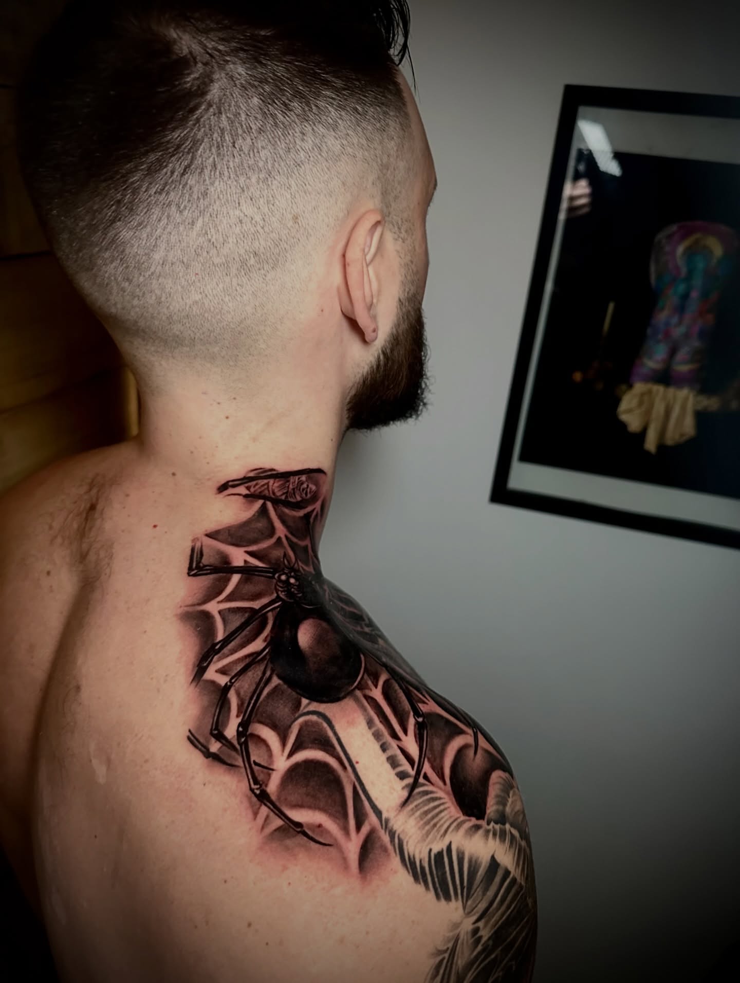Tattoo by @fed.dinero.tattoo — realism, dark_realism