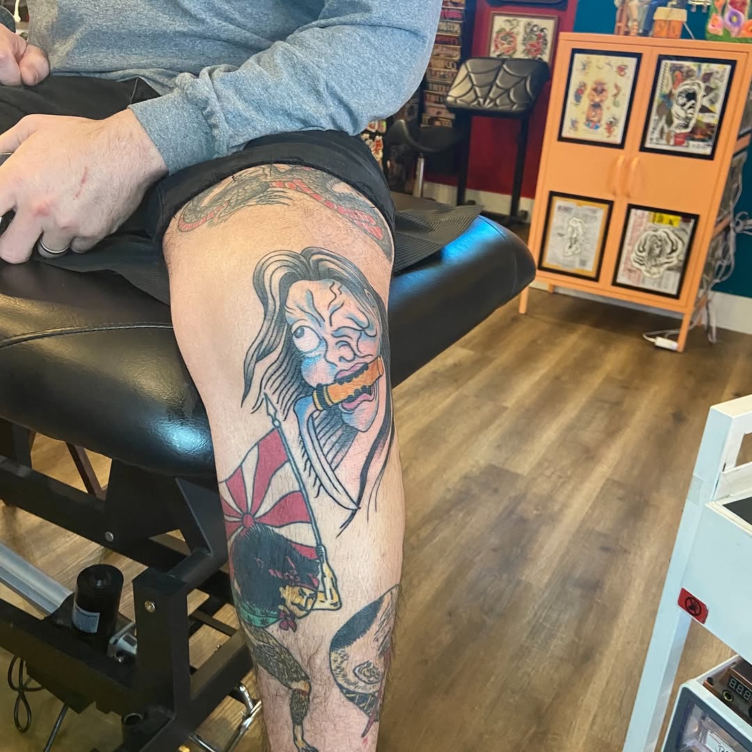 Tattoo by @purus_form โ japanese_irezumi, neo_traditional