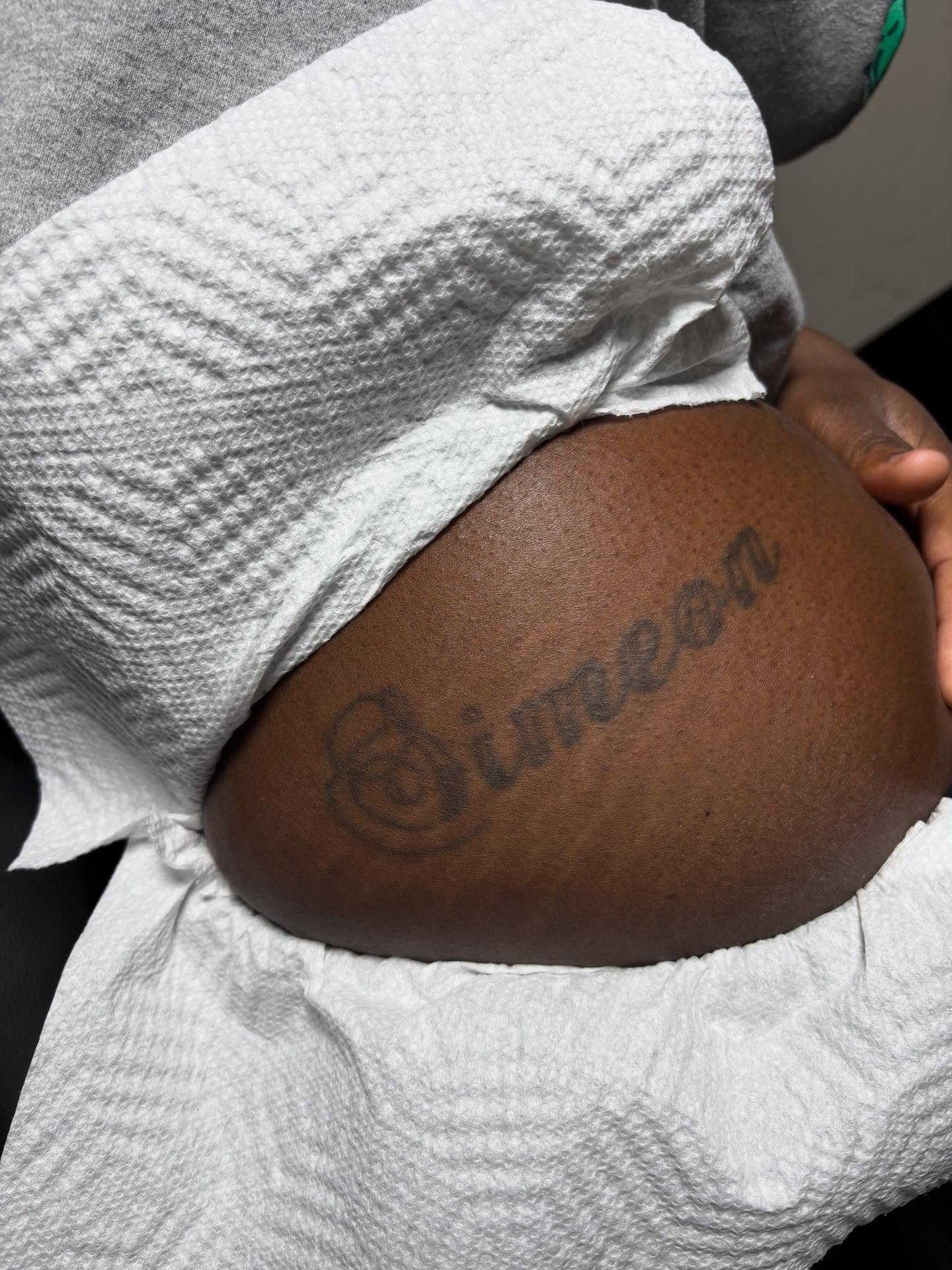 Tattoo by @inkys_ink — lettering_script