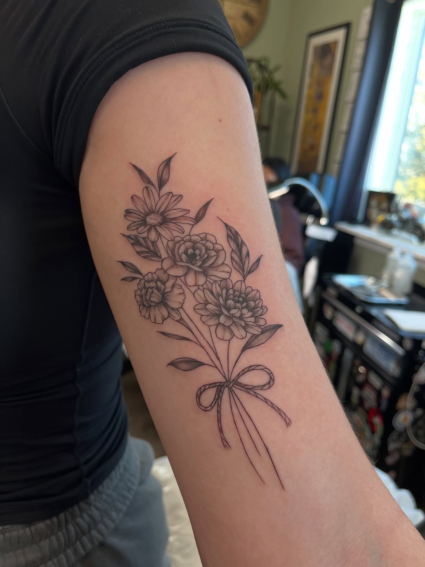Tattoo by @rachelw.tattoo — black_and_grey