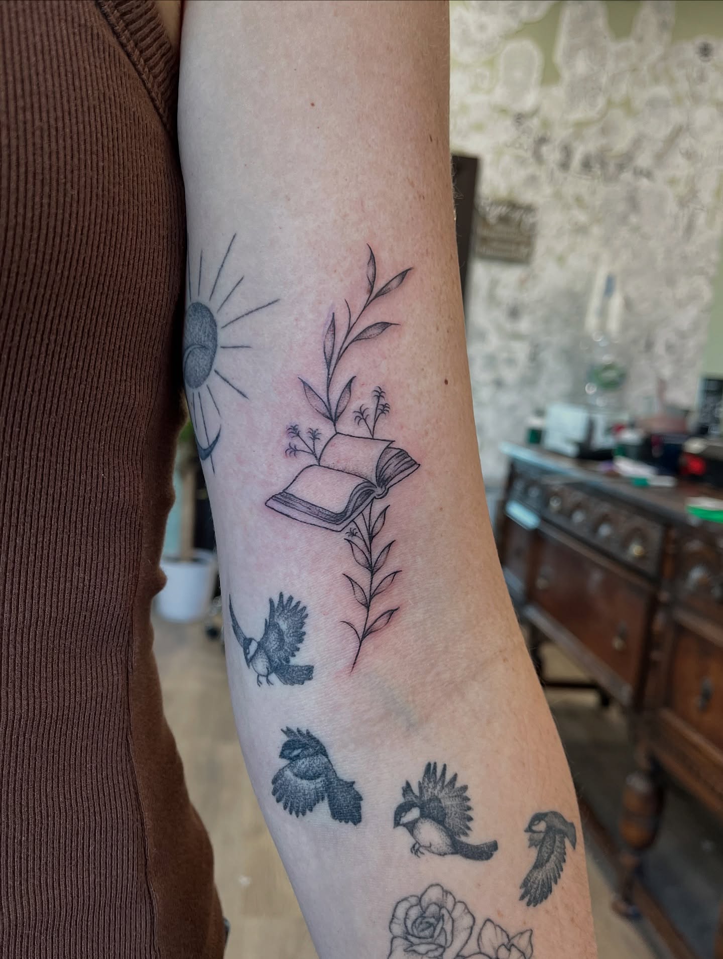 Tattoo by @rachelw.tattoo — black_and_grey