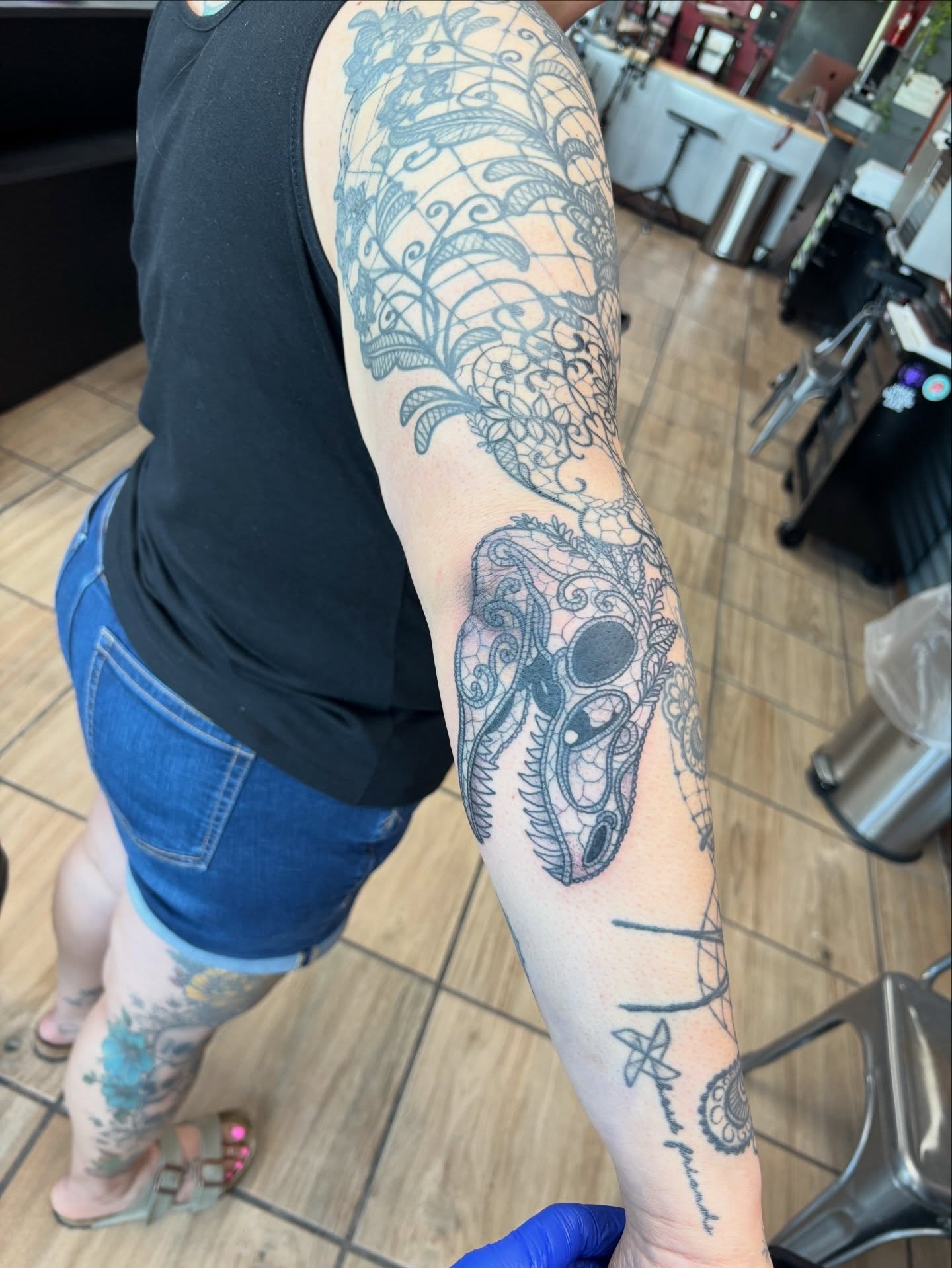 Tattoo by @blkndrose — black_and_grey