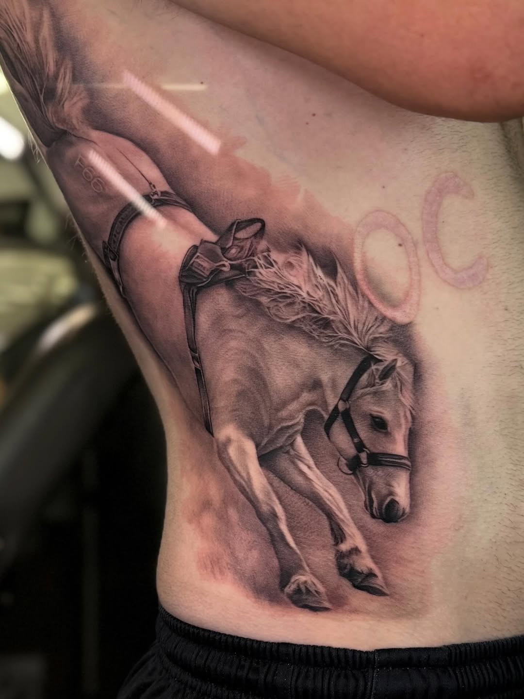 Tattoo by @meretattoos — realism, black_and_grey