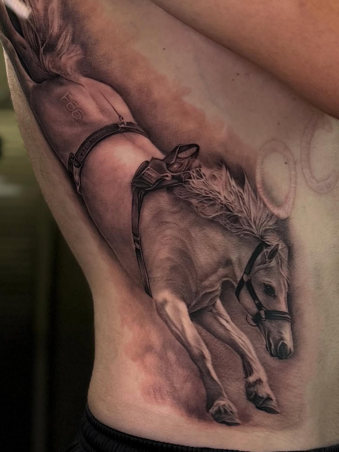 Tattoo by @meretattoos — realism, black_and_grey