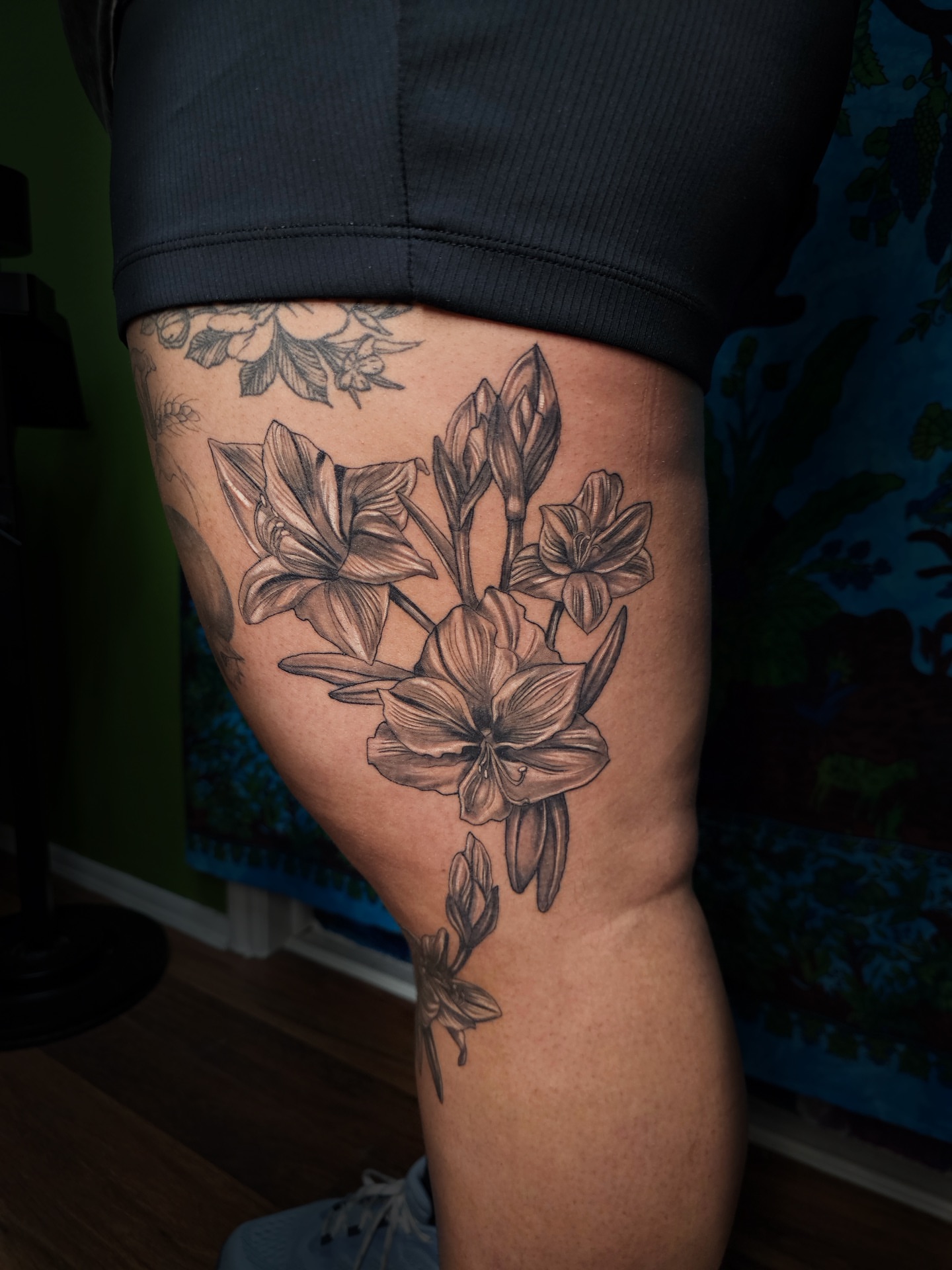 Tattoo by @talia_tattoo_ — black_and_grey