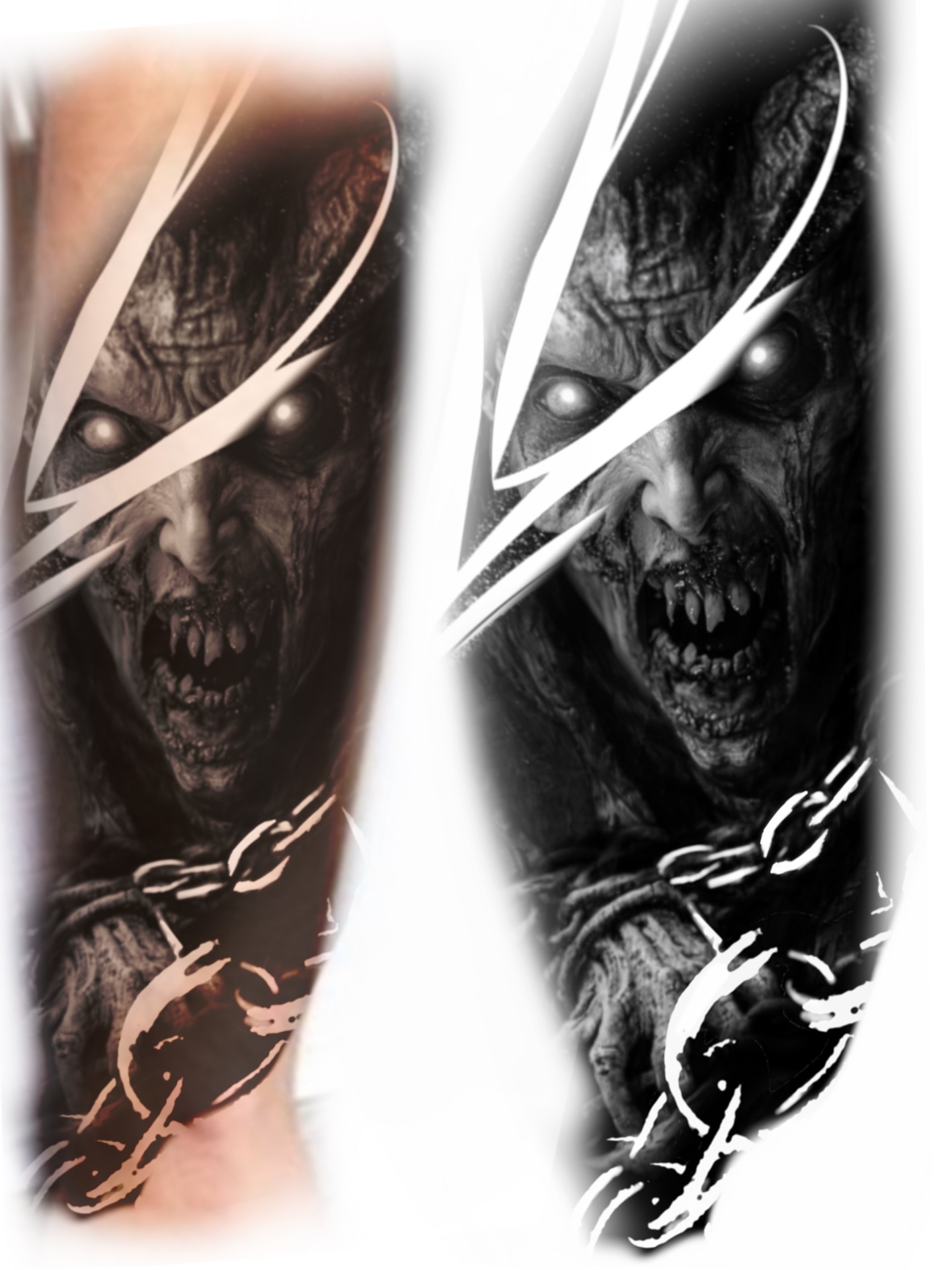 Tattoo by @chrislawtattoos — dark_realism