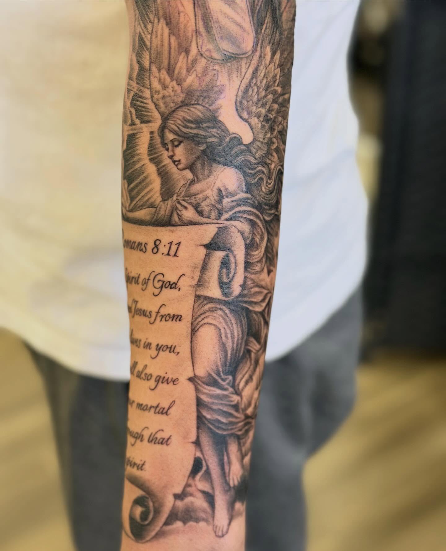 Tattoo by @tattoosbyteddi — black_and_grey, realism