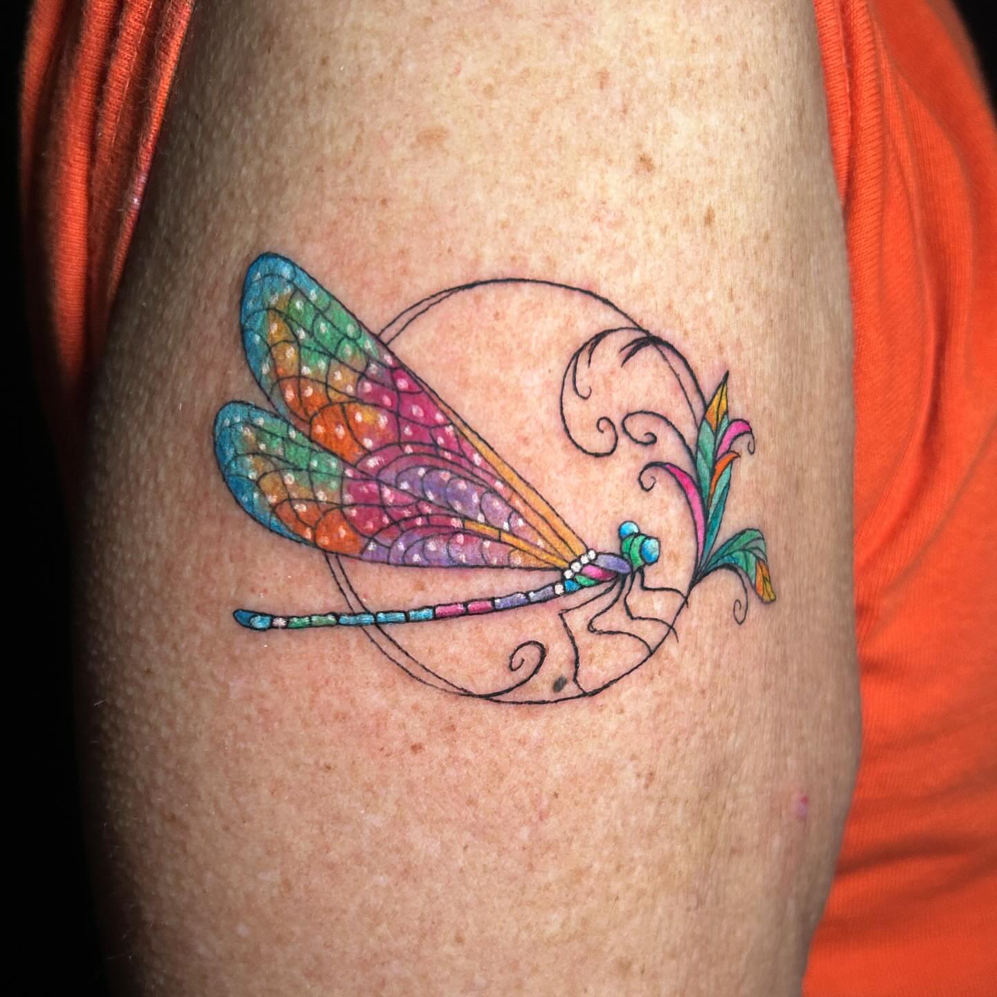 Tattoo by @maiapizarro_art — dotwork