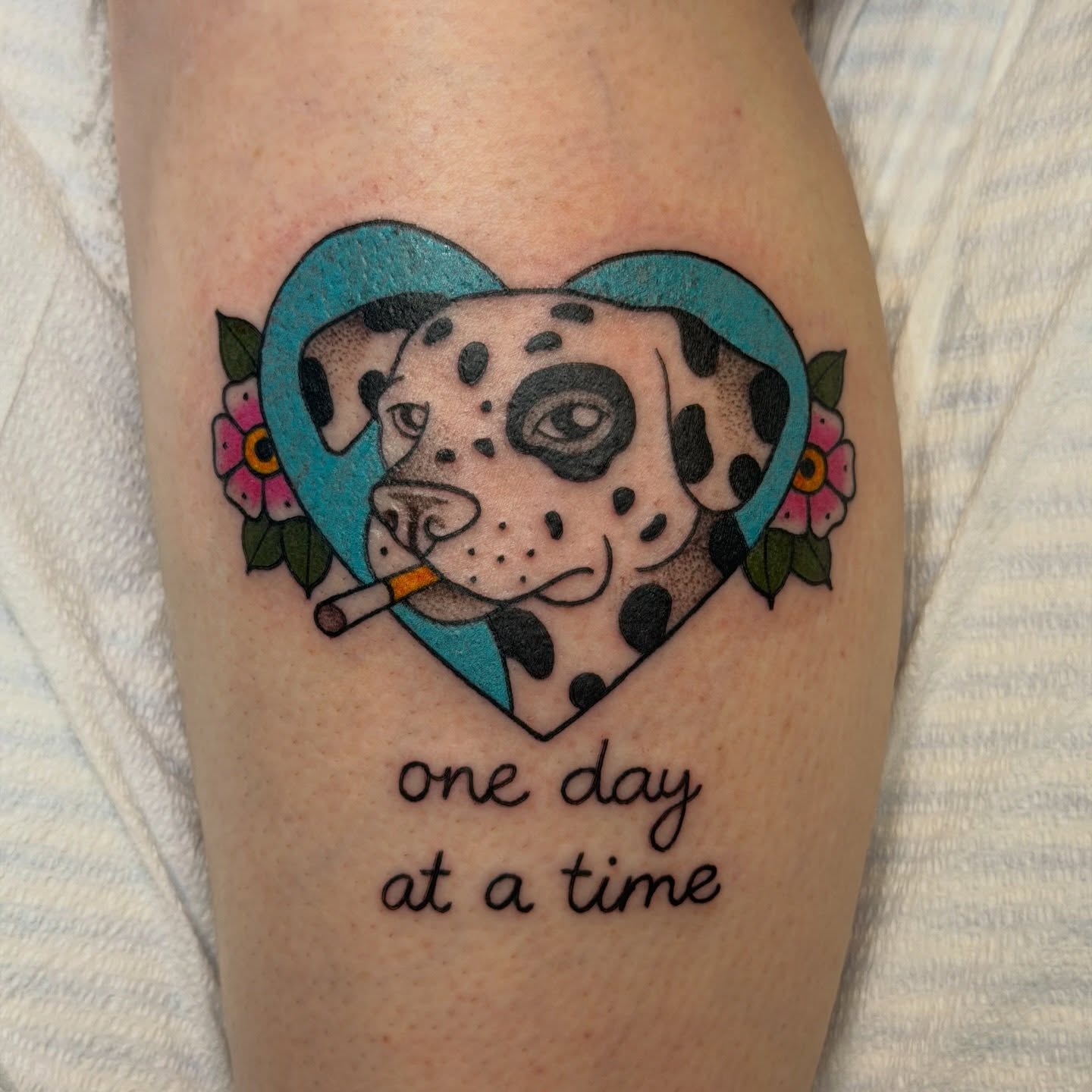 Tattoo by @fleabagtattoos — dotwork, realism