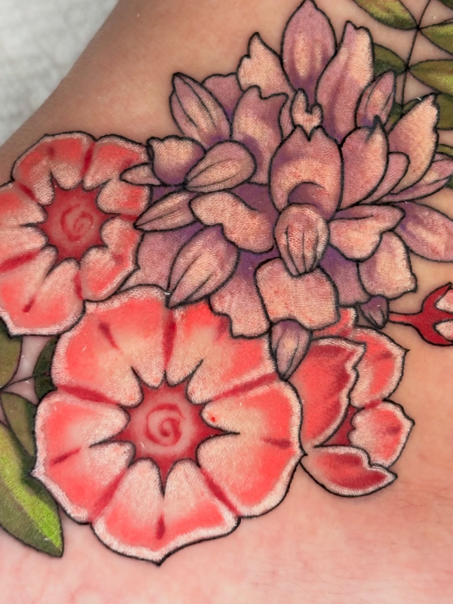 Tattoo by @izadeeg — watercolor