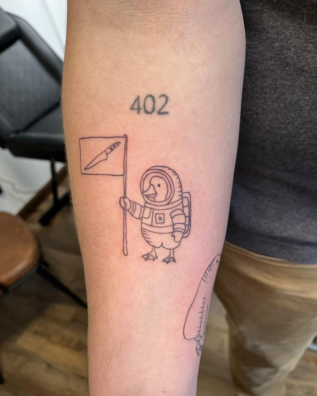 Tattoo by @rohrerink — minimalist