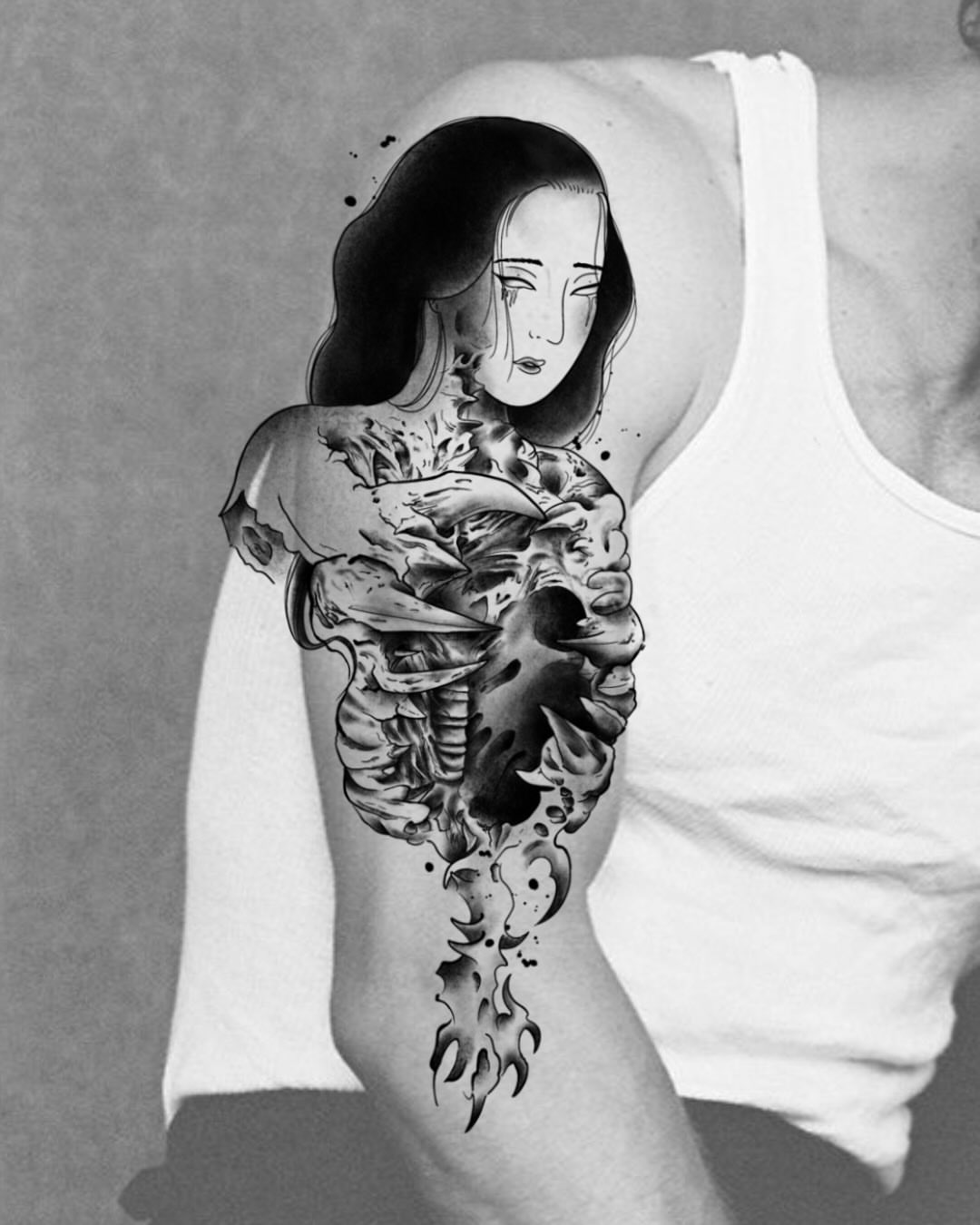 Tattoo by @tatuadoratallissa — anime