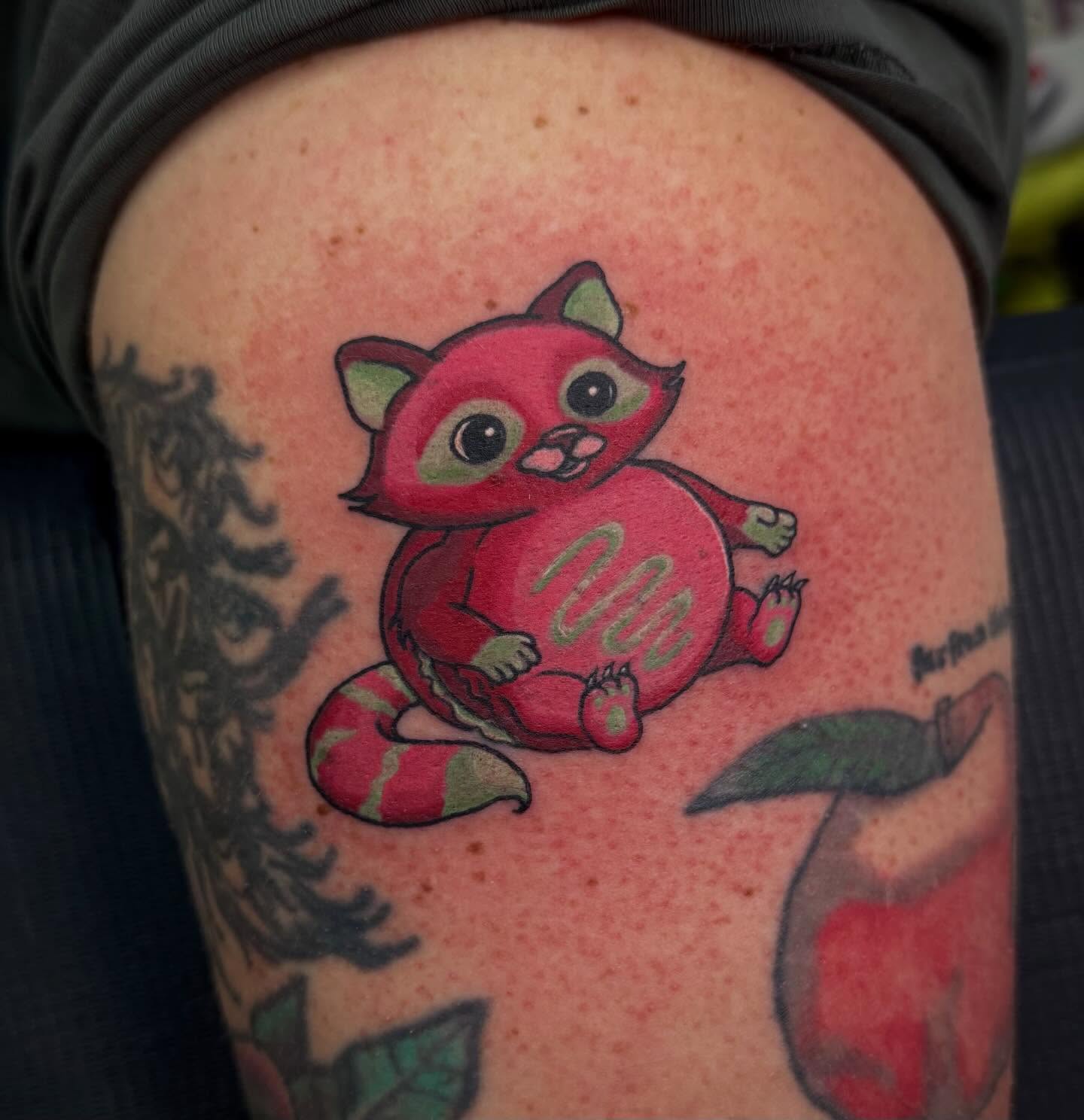 Tattoo by @electricladyink — illustrative