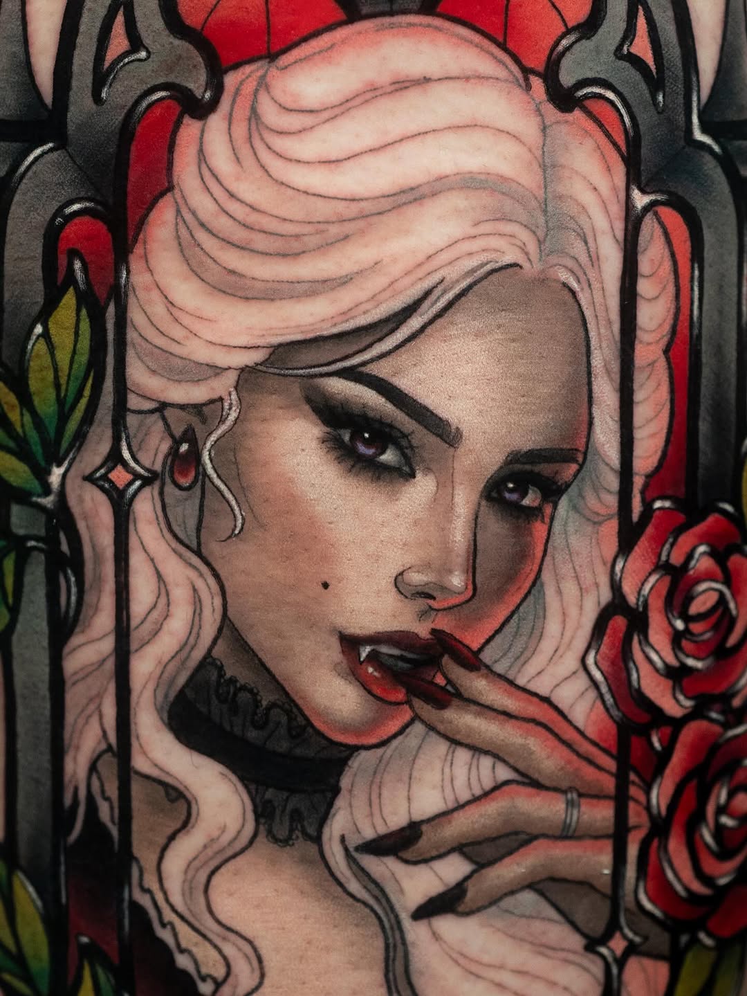 Tattoo work at Hocus Poke-Us Tattoo Convention 2026
