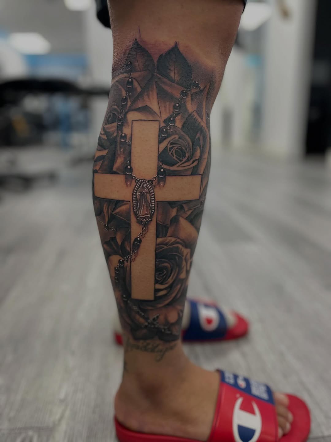 Tattoo by @marky_chavez โ black_and_grey, realism