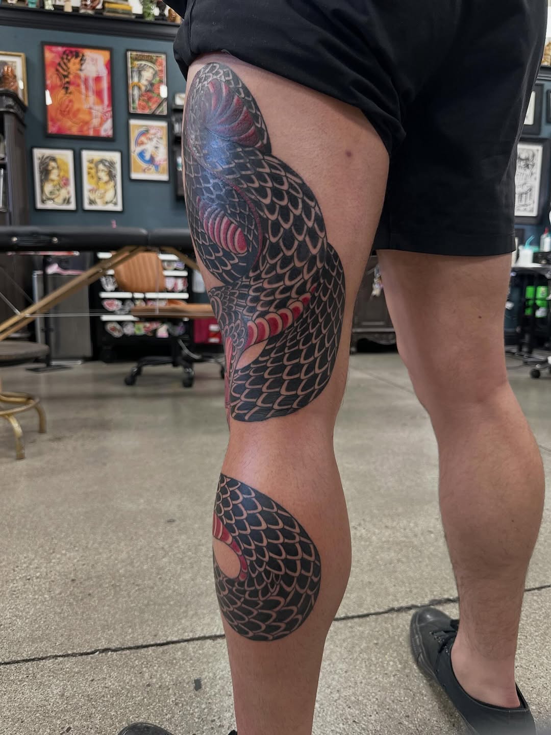 Tattoo by @shawn_tattoo — japanese_irezumi, black_and_grey