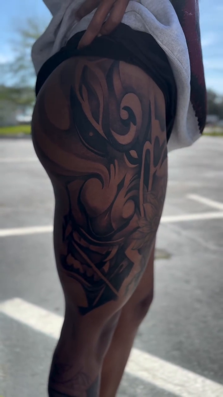 Tattoo by @bonefaceink — black_and_grey, realism