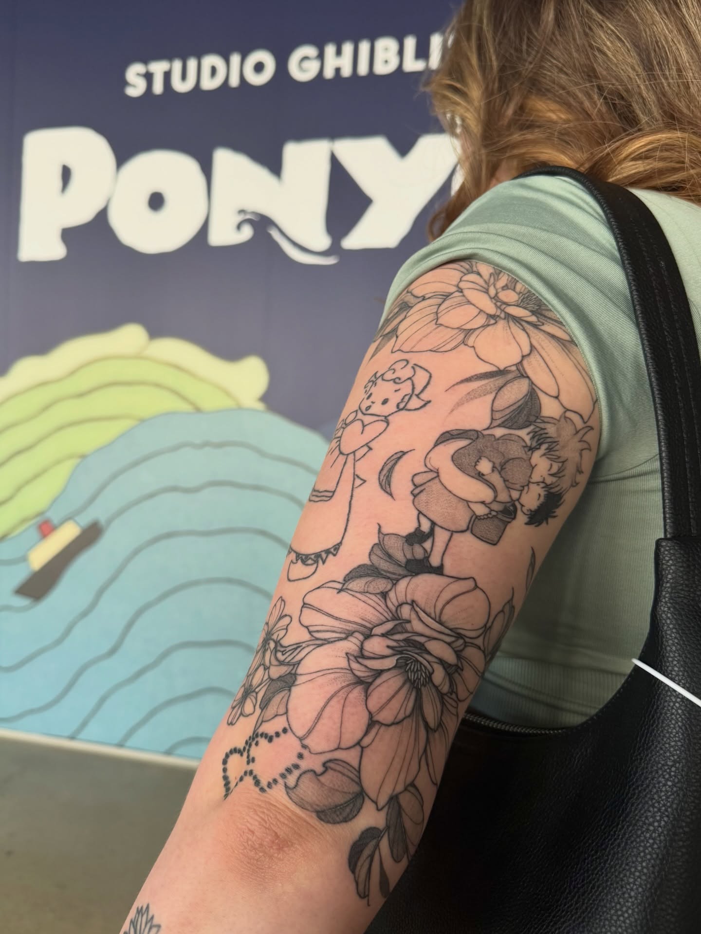 Tattoo by @gill_tattoos — anime, dotwork