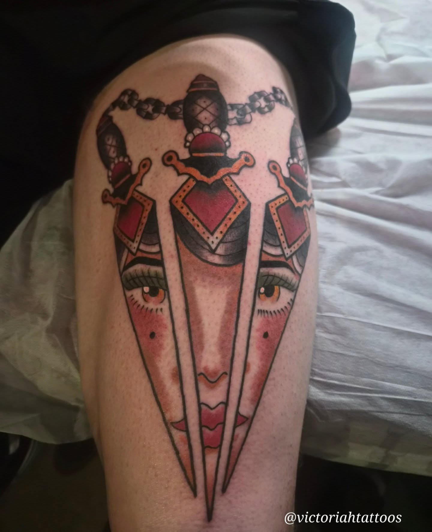 Tattoo by @victoriahtattoos — geometric