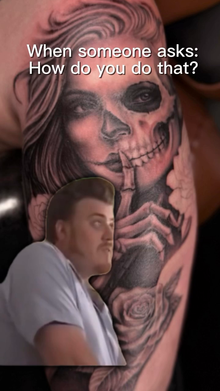 Tattoo by @instabullshit — realism, black_and_grey