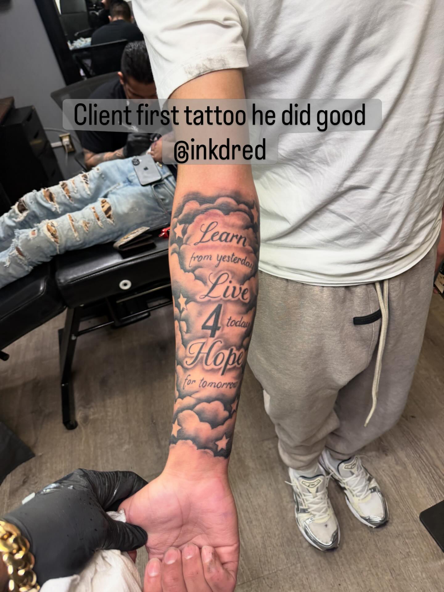 Tattoo by @inkdred β black_and_grey